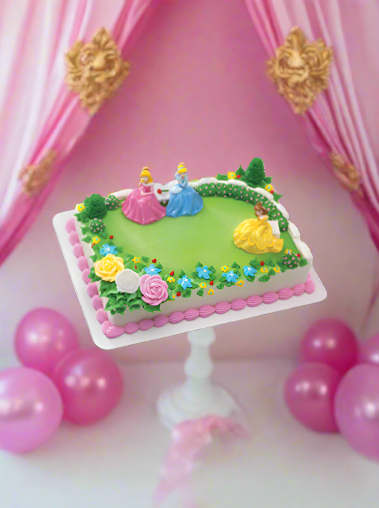 Disney Garden Royality Cake