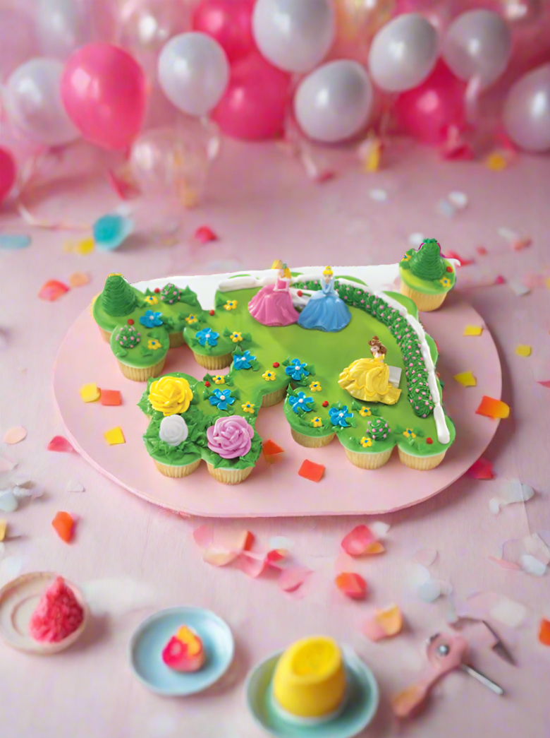 Garden Royalty Theme Cupcakes