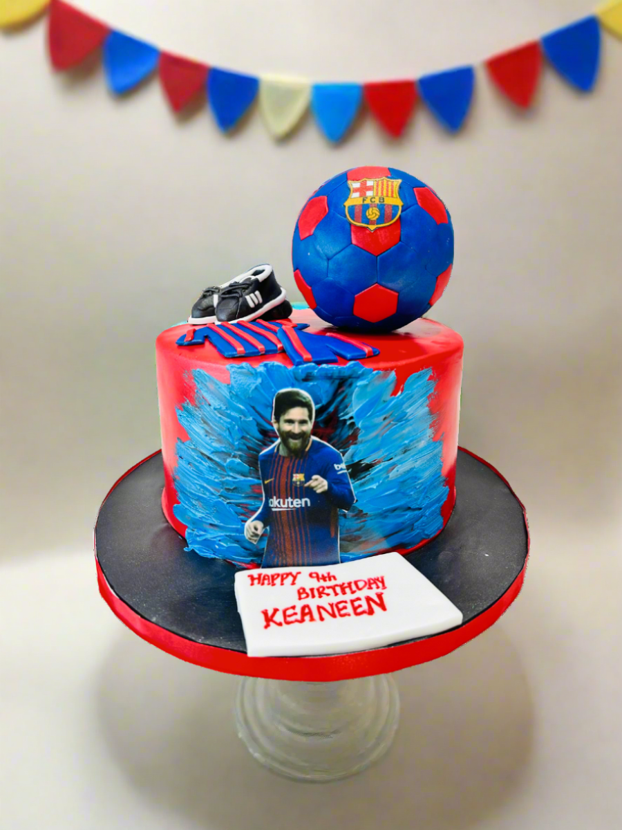 Fcb Fan Fondant Cake