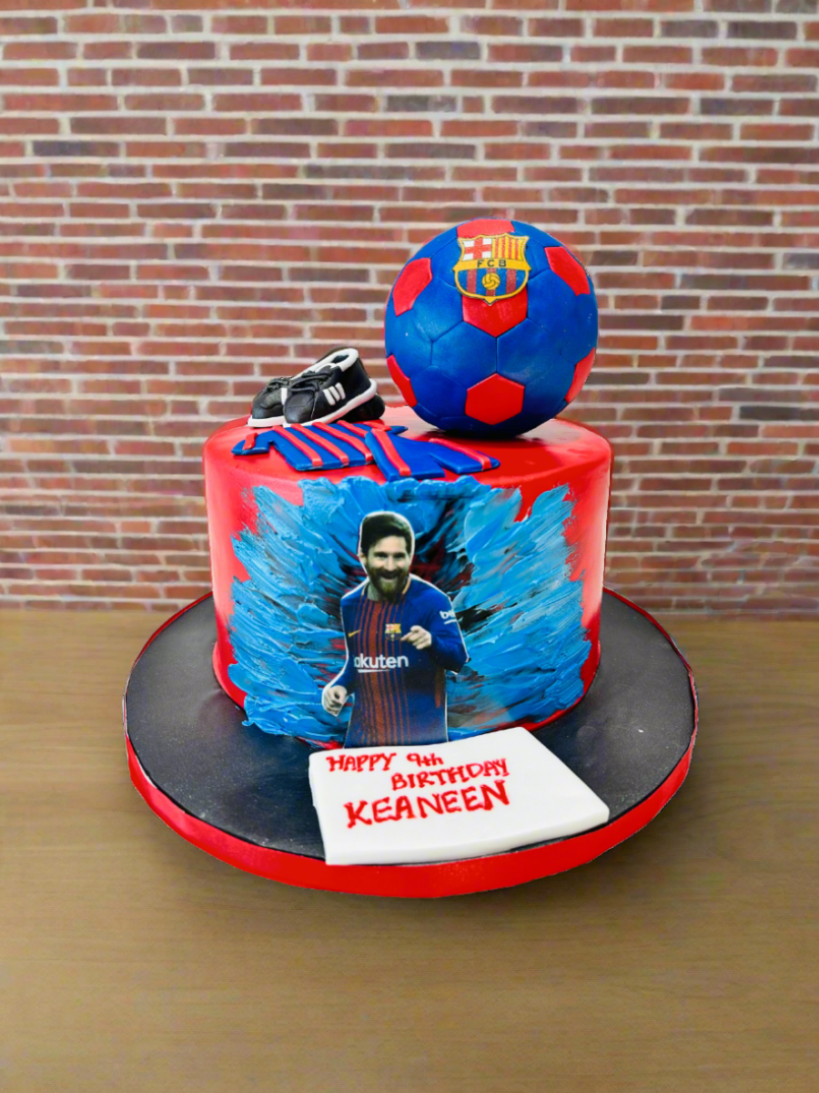 Fcb Fan Fondant Cake