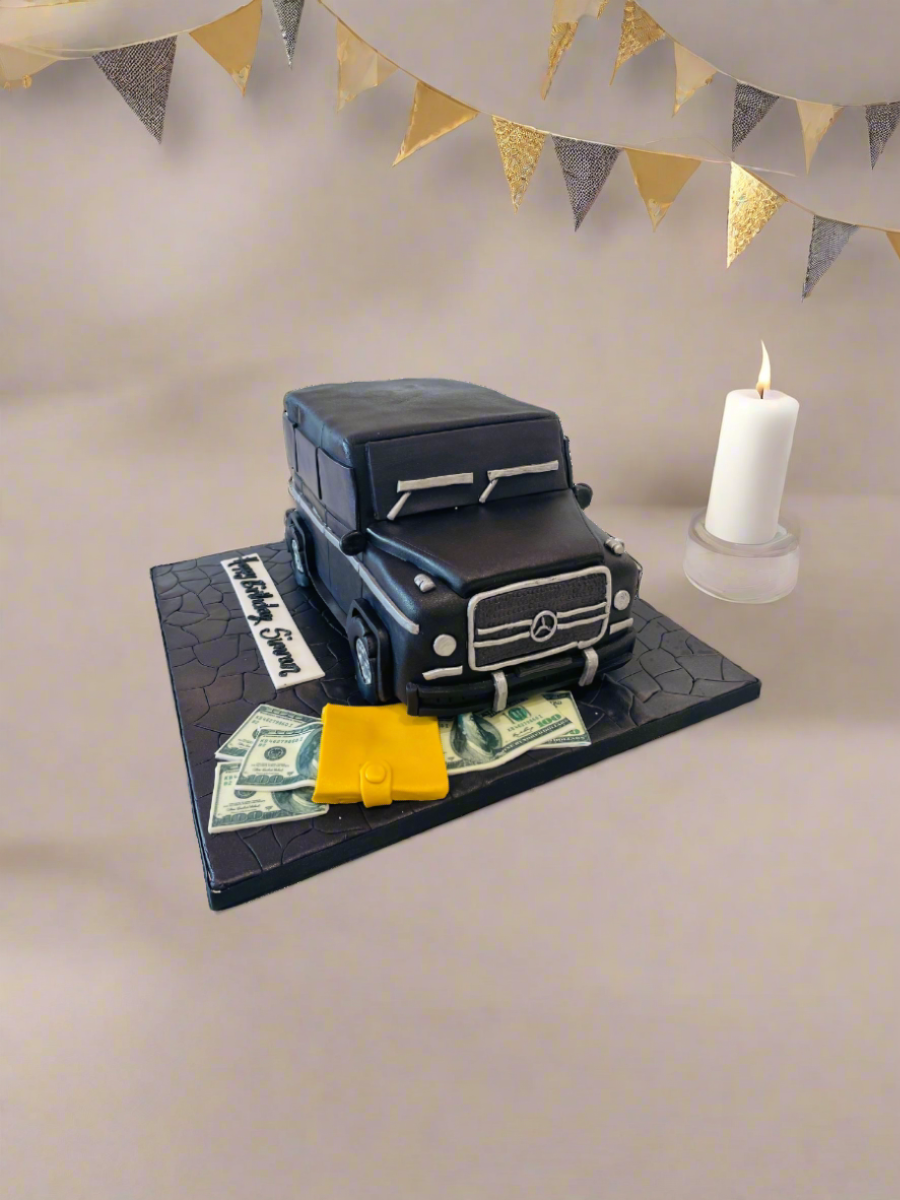 Jeep Fondant Molded Cake