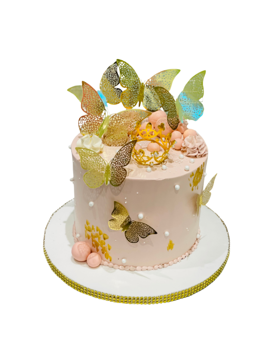 Yashita Butterfly Crown Birthday Cake