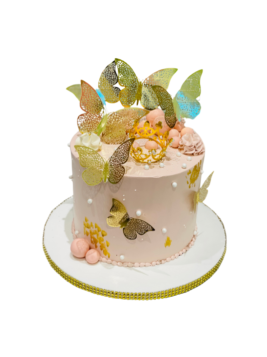 Yashita Butterfly Crown Birthday Cake