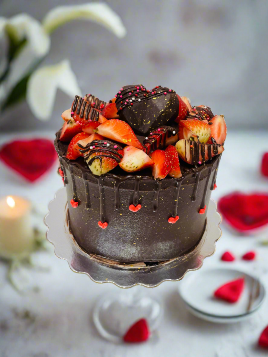 Valentine Chocolate Cake