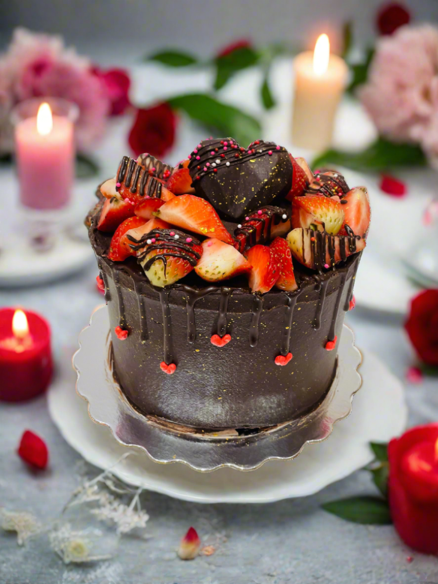 Valentine Chocolate Cake