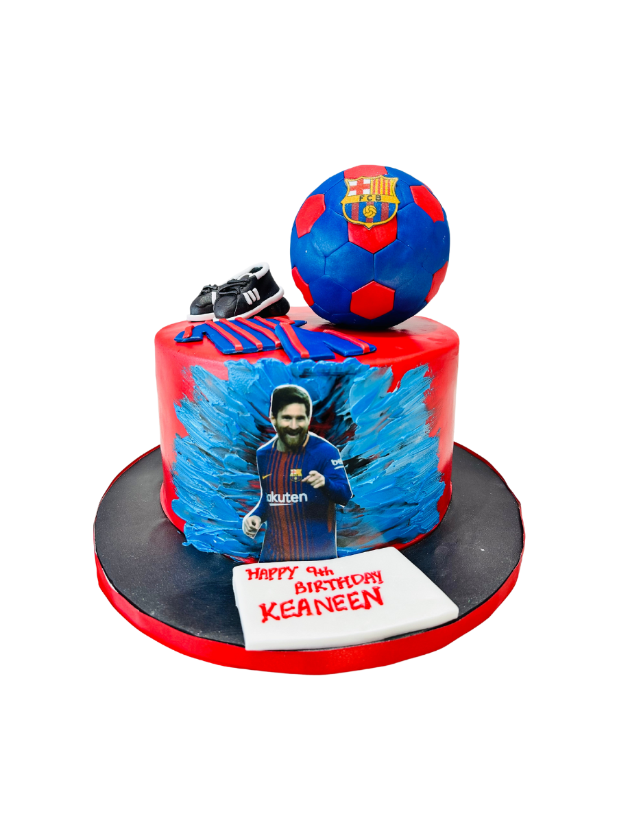 Fcb Fan Fondant Cake