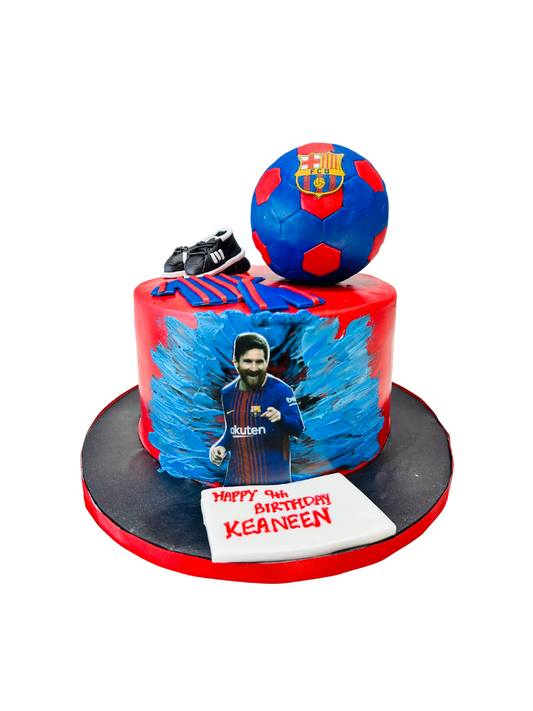 Fcb Fan Fondant Cake