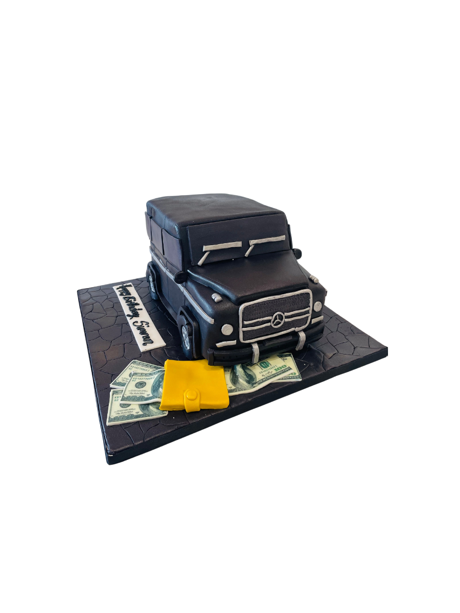 Jeep Fondant Molded Cake