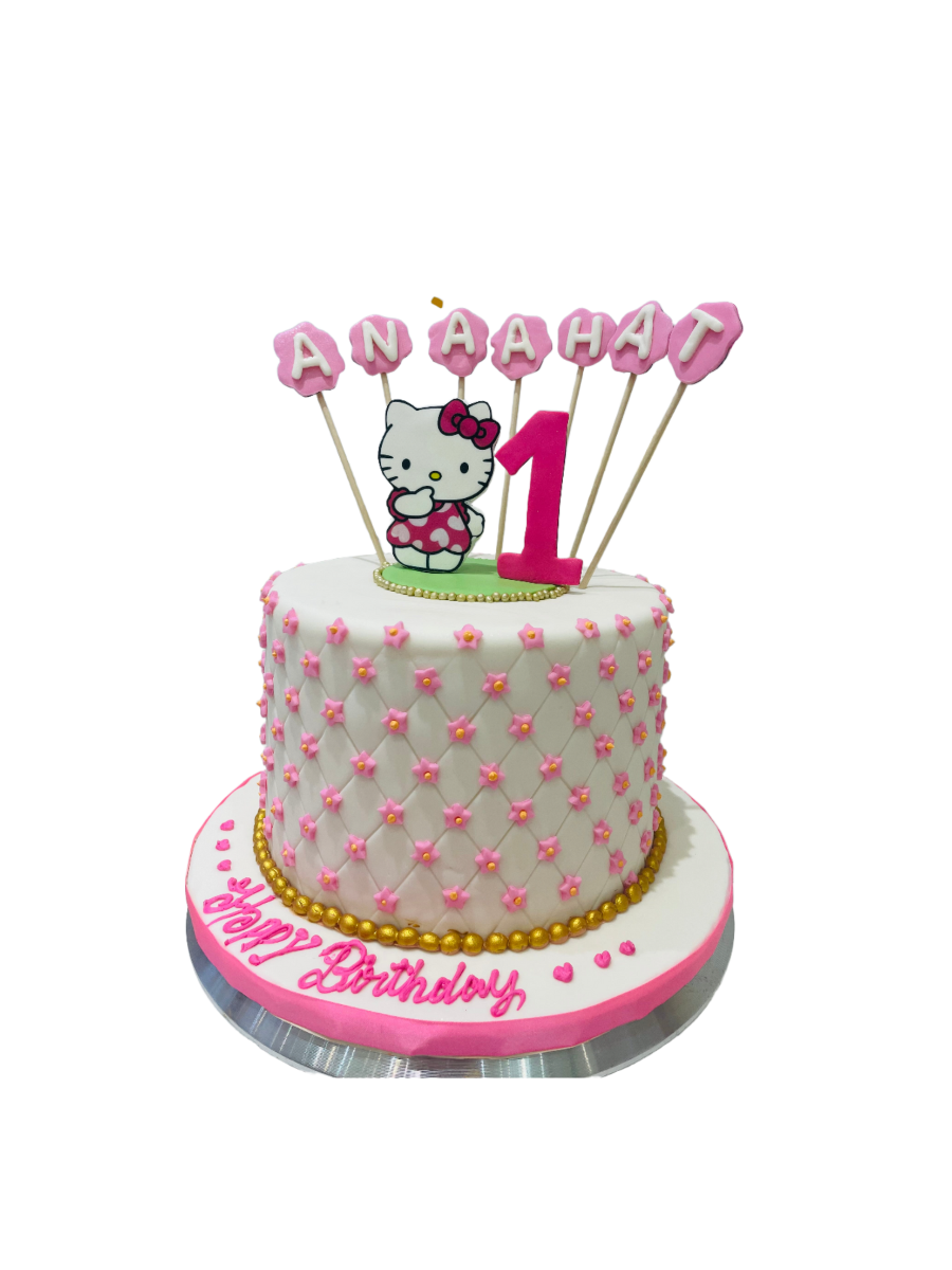 Anaahat Kitty Fondant Cake
