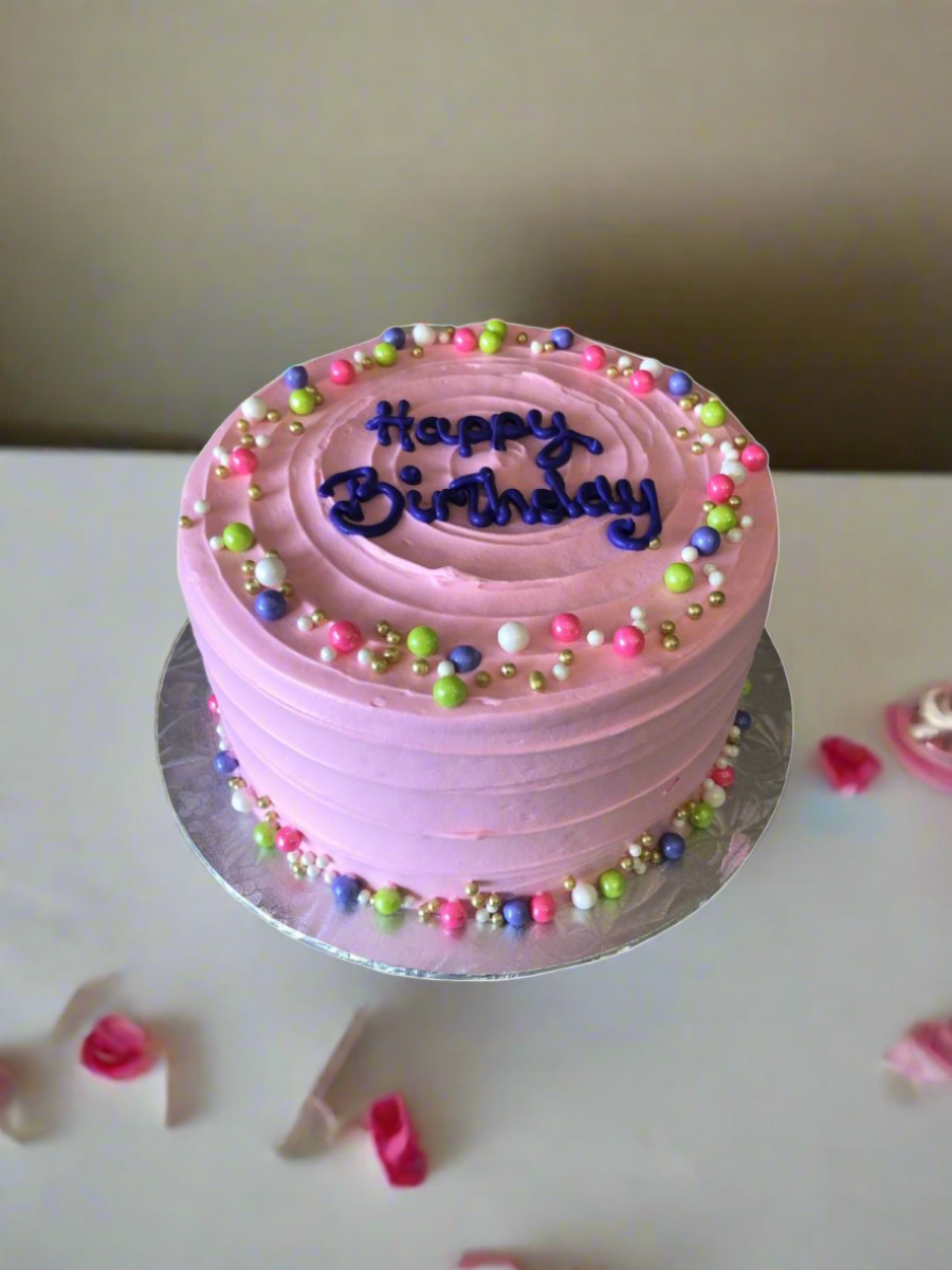 Pink Pearls Cake