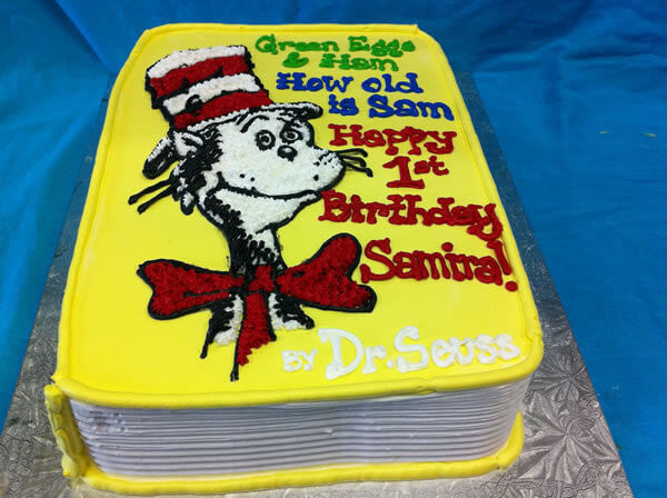 Dr. Seuss Book Cake - Rashmi's Bakery