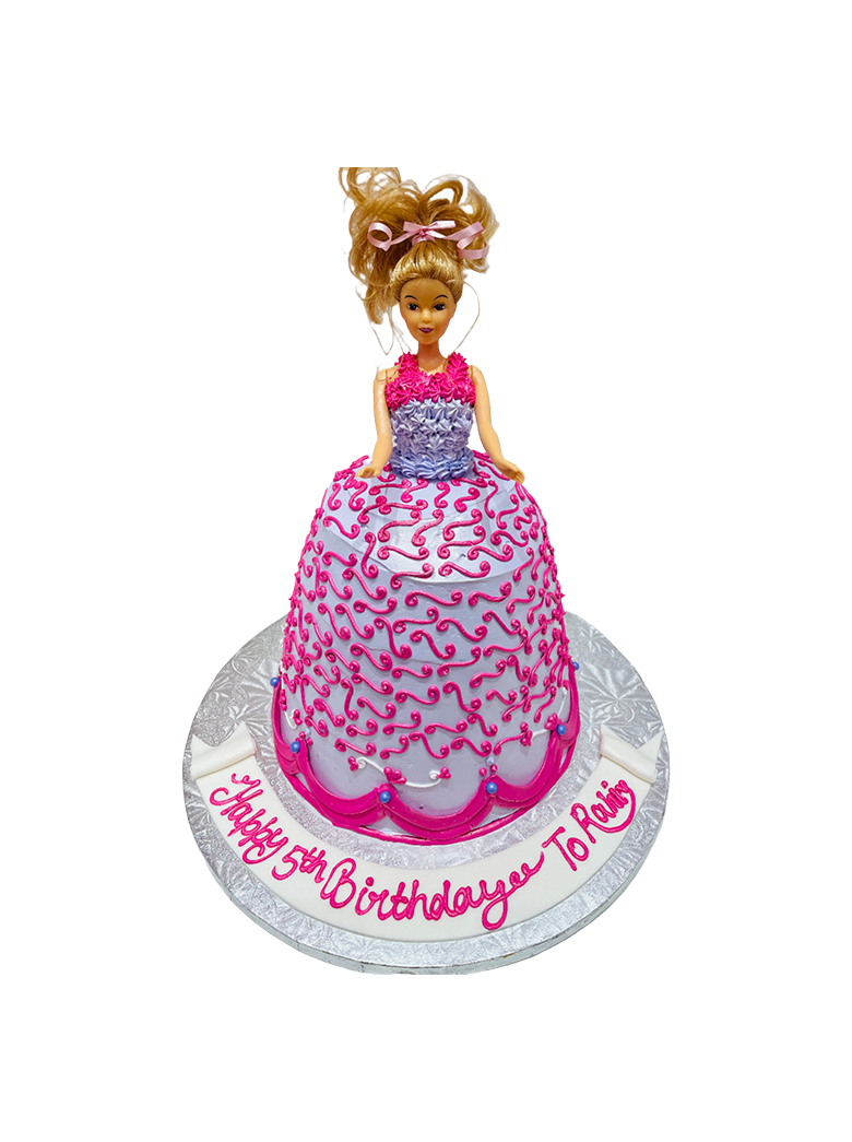 Pari Barbie Doll Cake