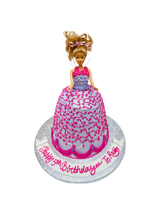 Pari Barbie Doll Cake