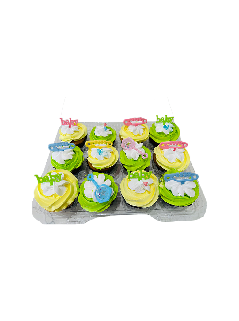Baby Shower Cupcakes - (Pack of 6)