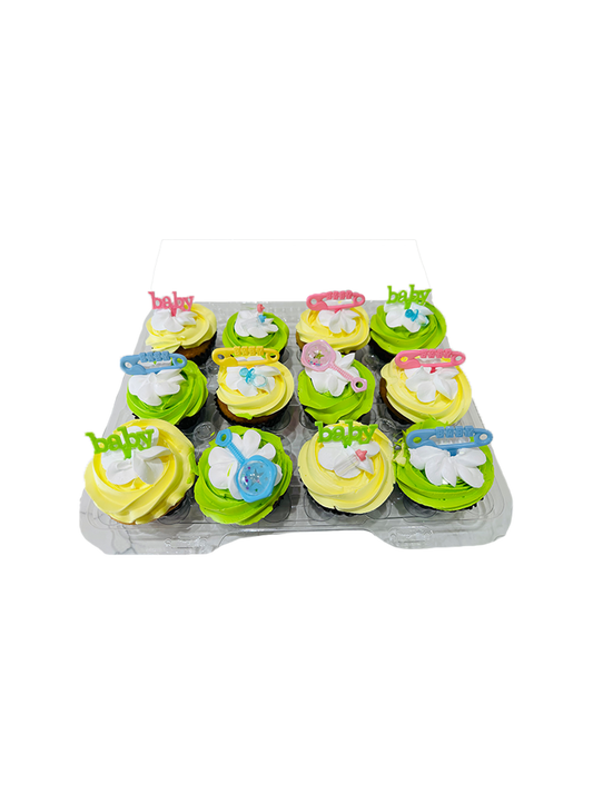 Baby Shower Cupcakes - (Pack of 6)