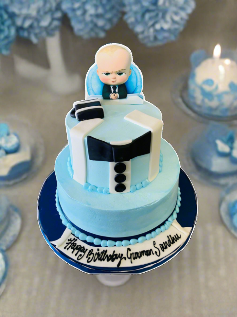 Boss Baby Tiered Cake