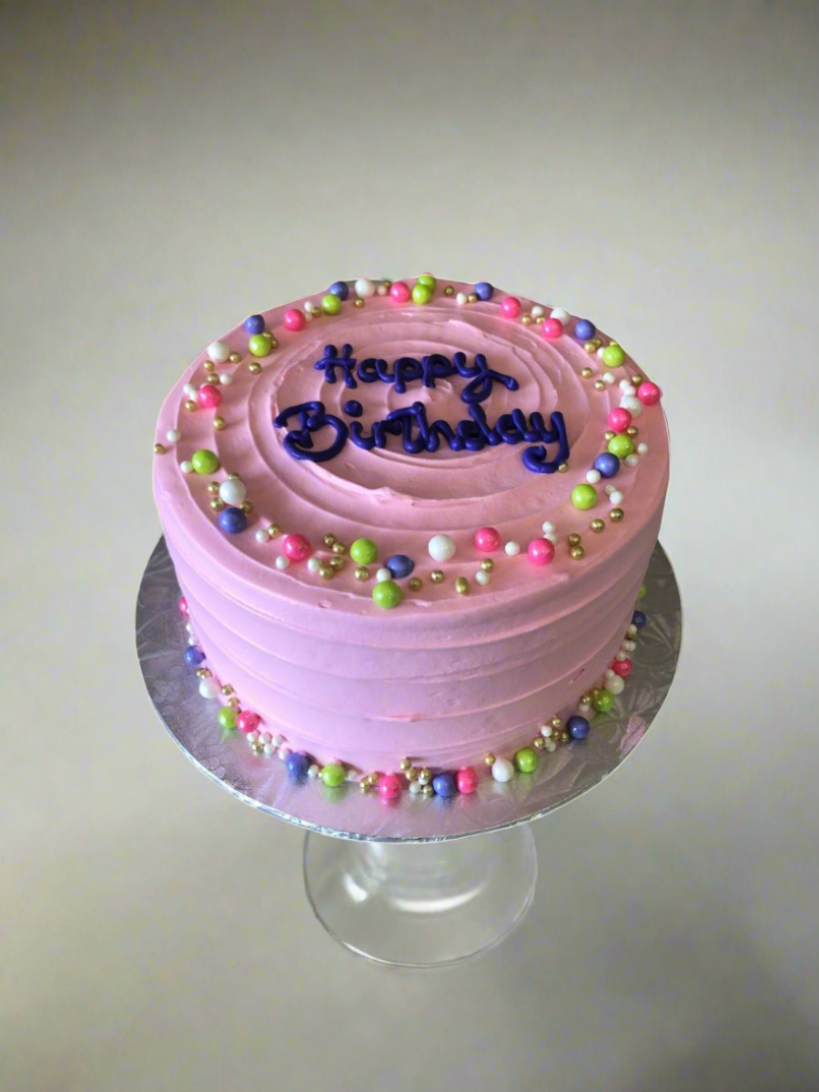 Pink Pearls Cake