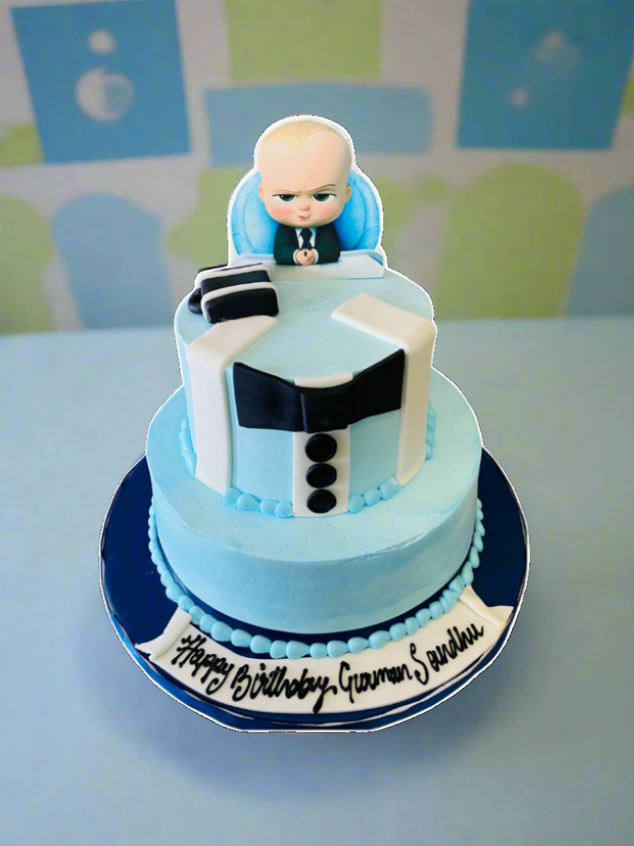 Boss Baby Tiered Cake