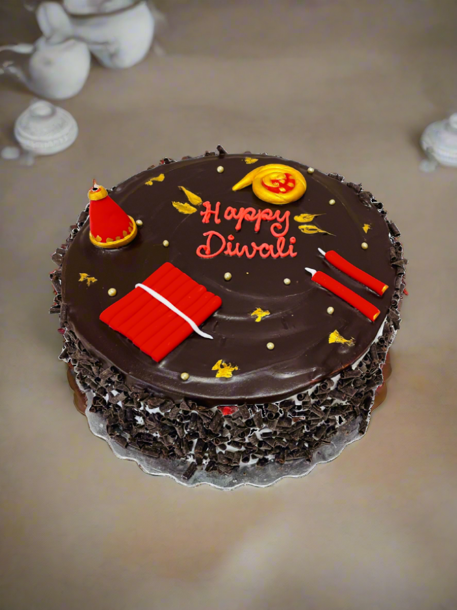 Diwali Fireworks Cake