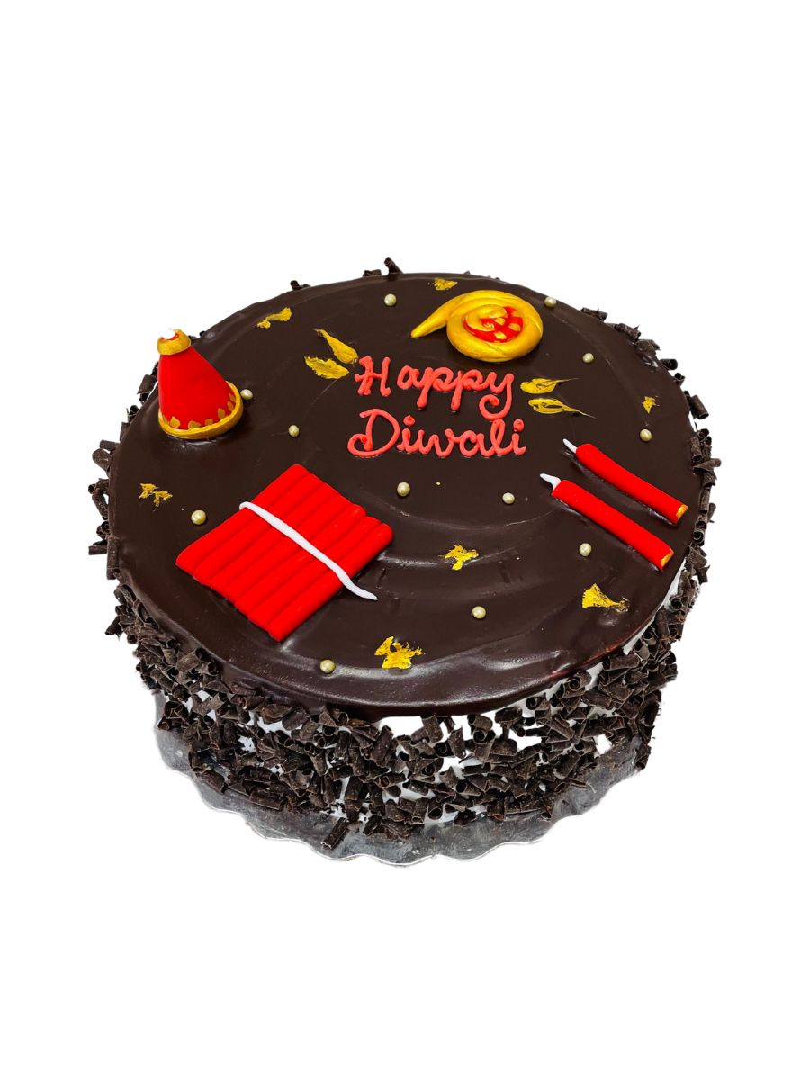 Diwali Fireworks Cake