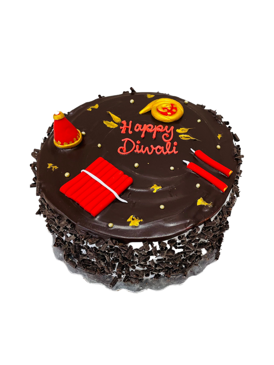 Diwali Fireworks Cake