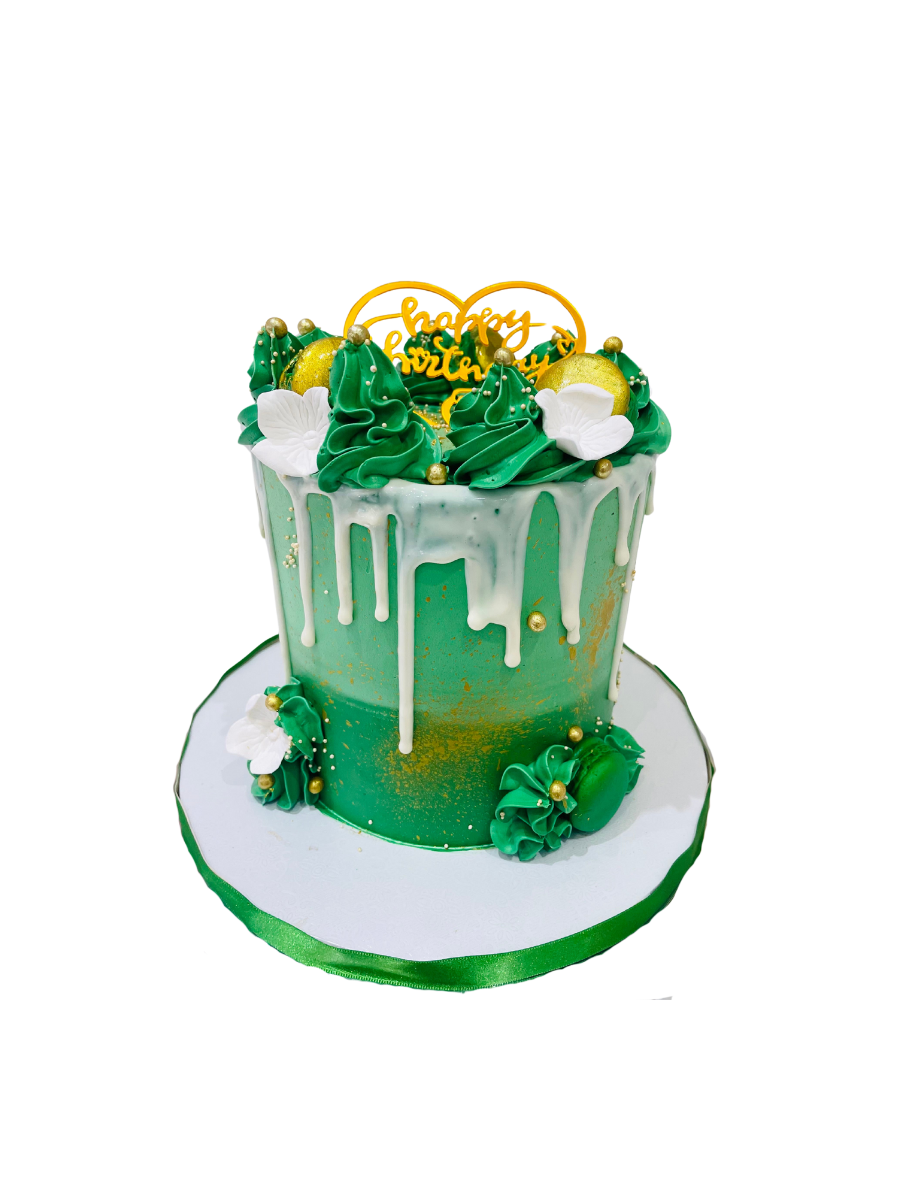Bottle Green Cream Cake