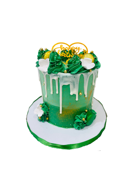 Bottle Green Cream Cake