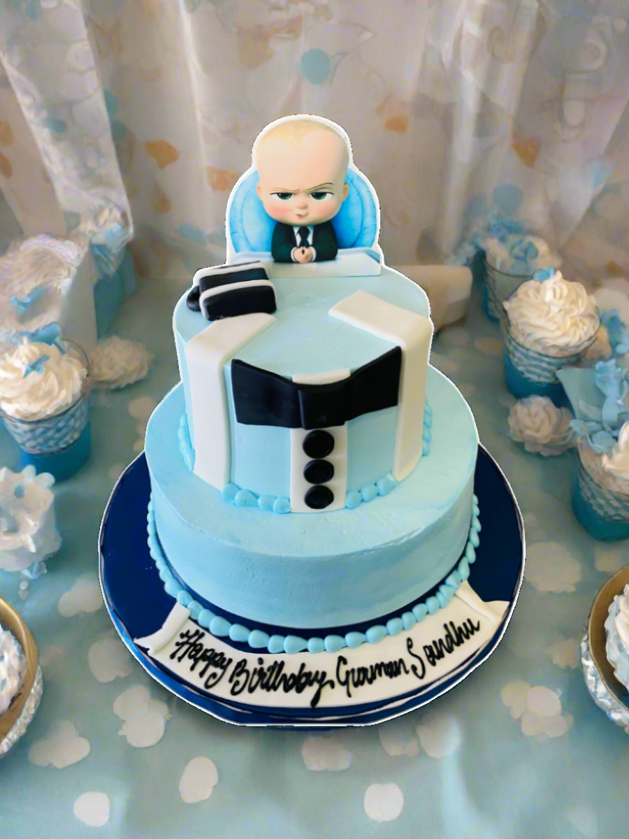 Boss Baby Tiered Cake