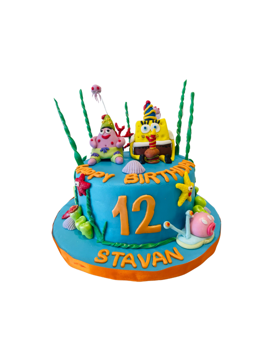 Spongebob Fondant Cake