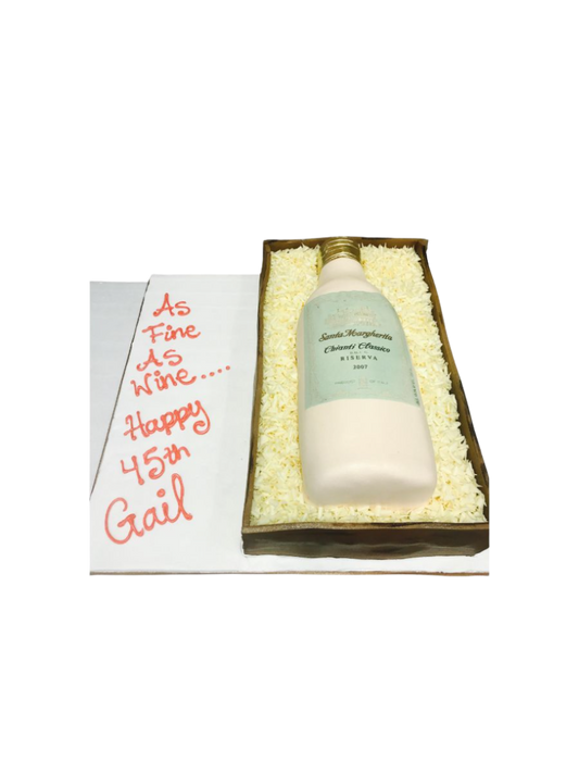 Gail Wine Bottle Cake