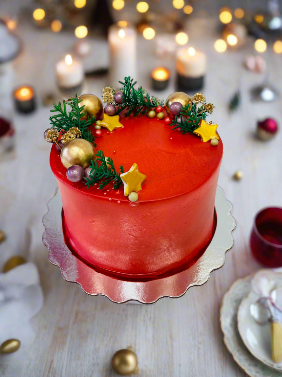 Janelle Christmas Cream Cake