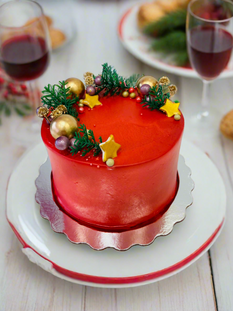 Janelle Christmas Cream Cake