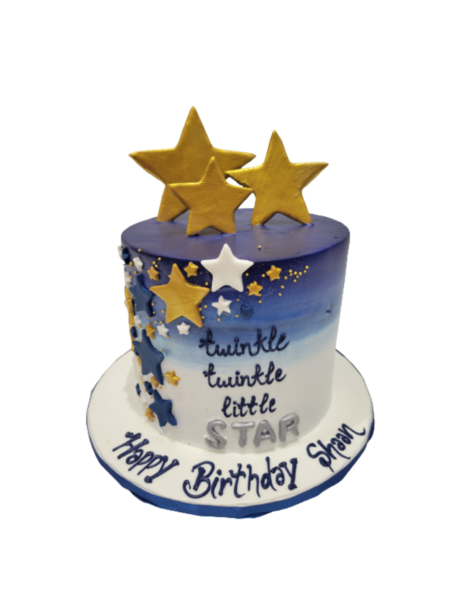 Blue Star Cake