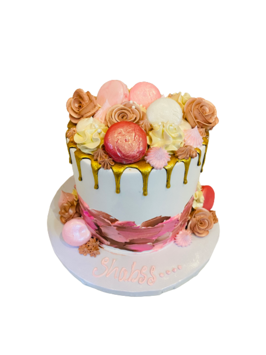 Shabss Macaron Cream Cake