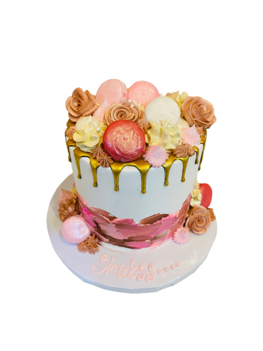 Shabss Macaron Cream Cake