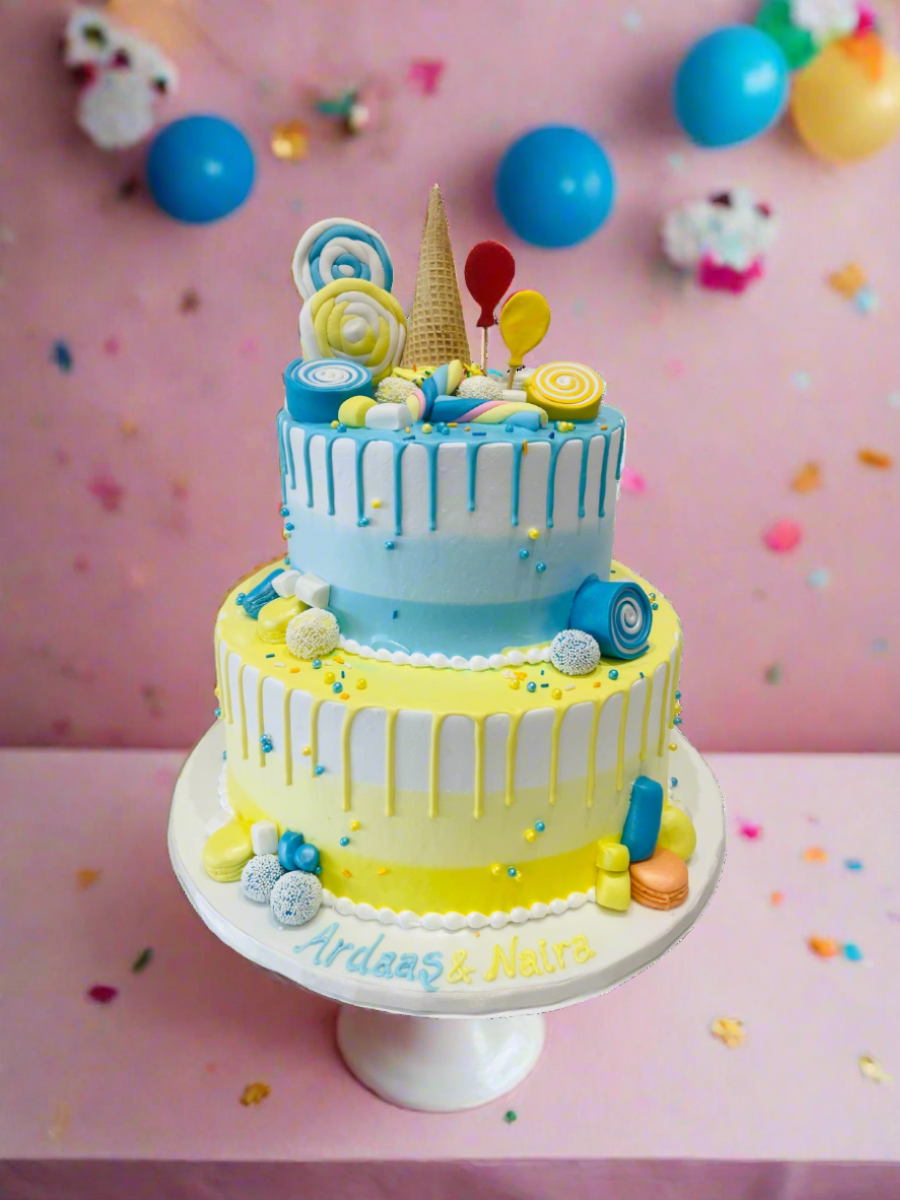 Candyland Tiered Cake