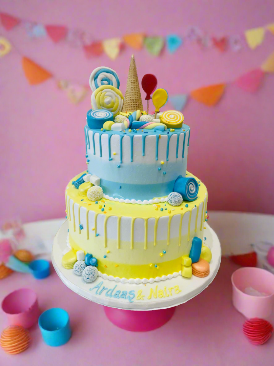 Candyland Tiered Cake
