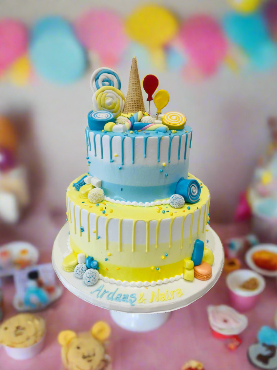 Candyland Tiered Cake
