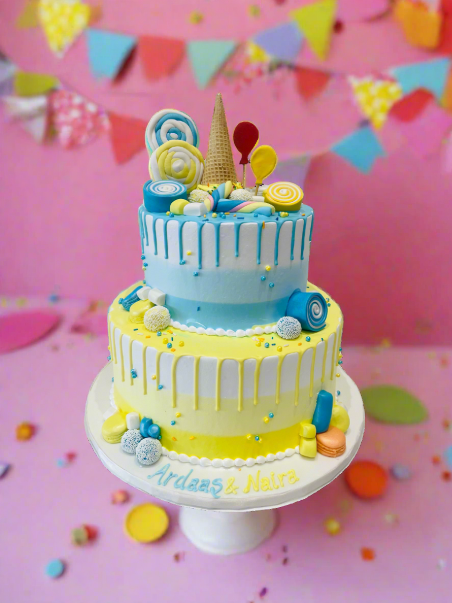 Candyland Tiered Cake