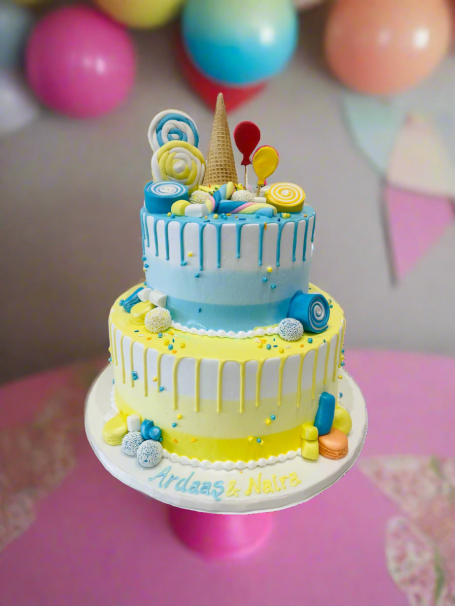 Candyland Tiered Cake