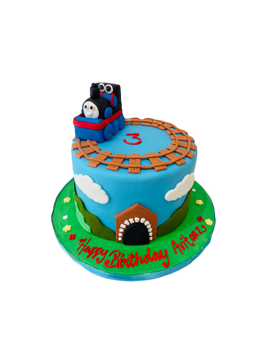 Thomas & Friends Fondant Cake