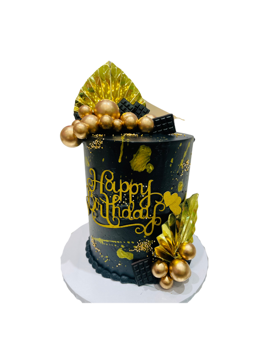 Shean Black & Gold Cake