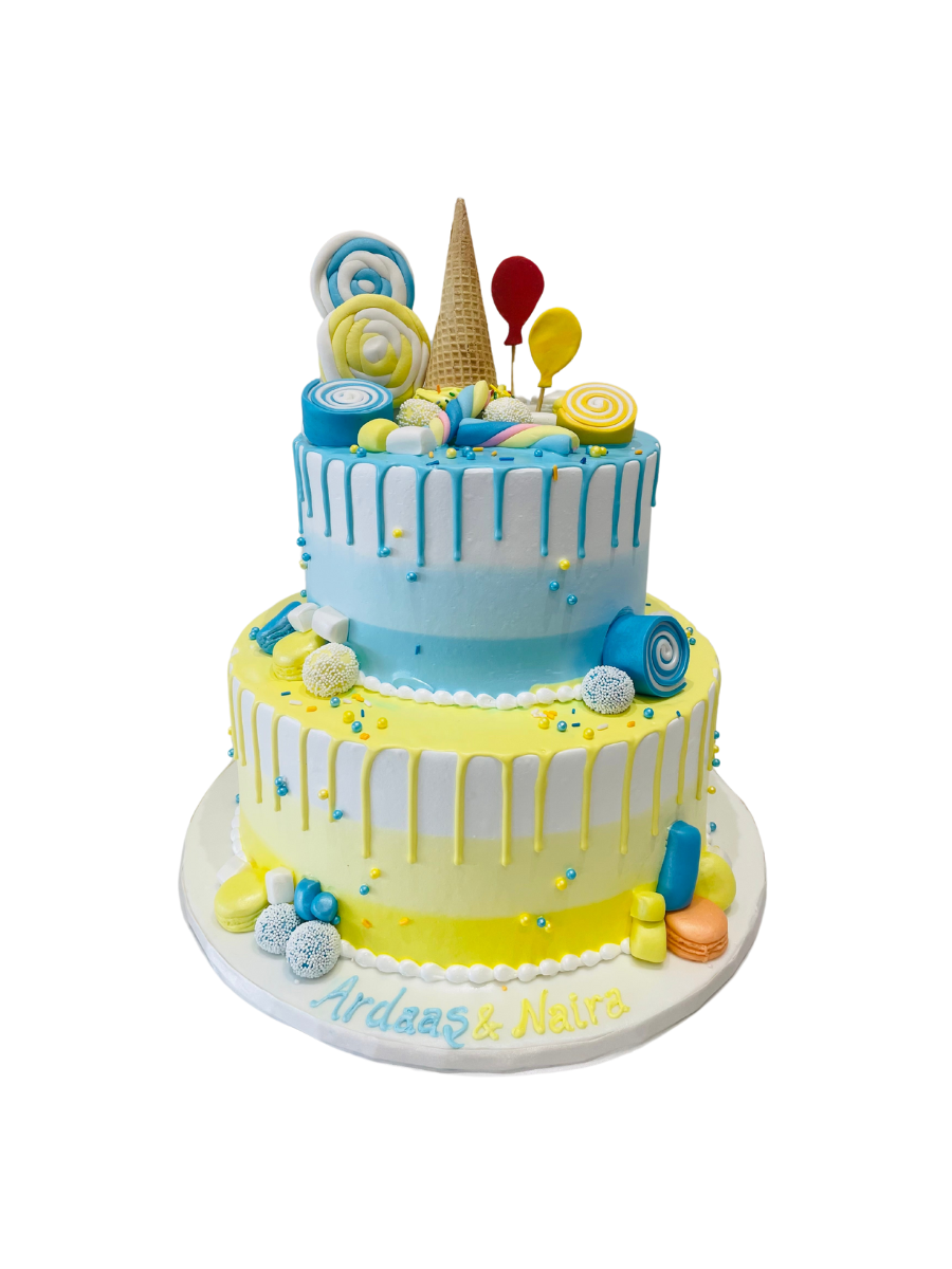 Candyland Tiered Cake