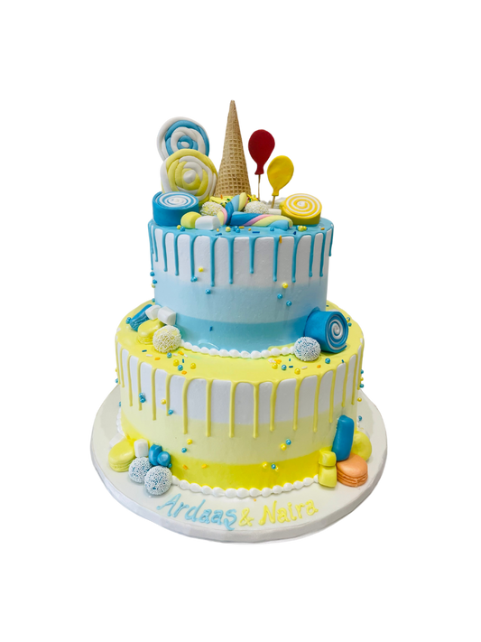 Candyland Tiered Cake