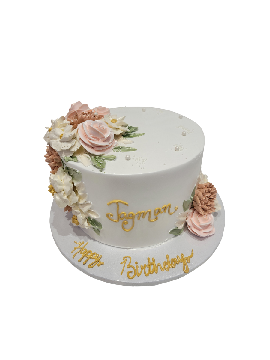 Jagman Floral Birthday Cake