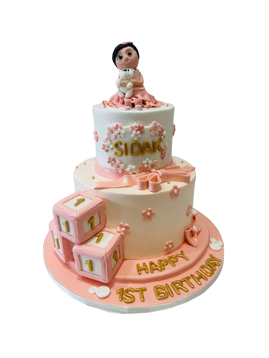 Sidak 1st Birthday Fondant Cake
