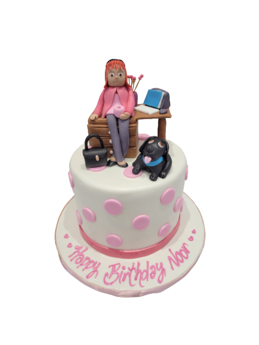 Noor Desk Fondant Cake