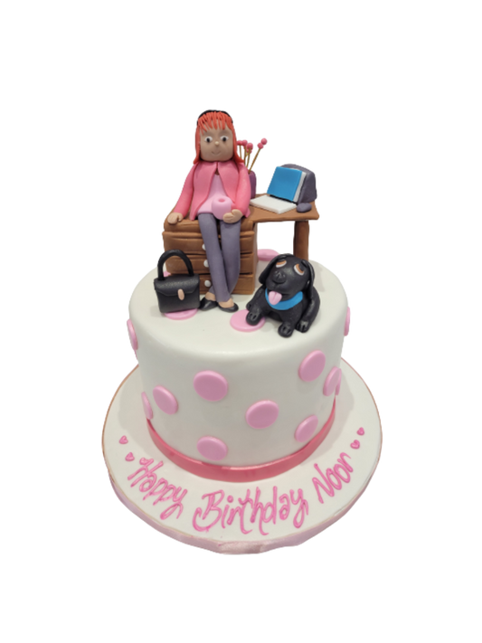 Noor Desk Fondant Cake