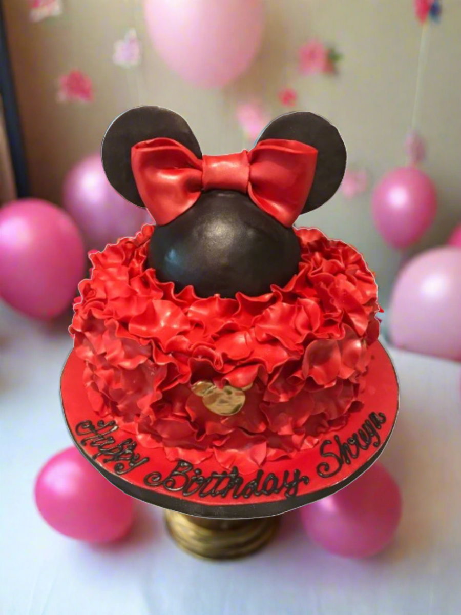 Shreya Ruffle Fondant Cake
