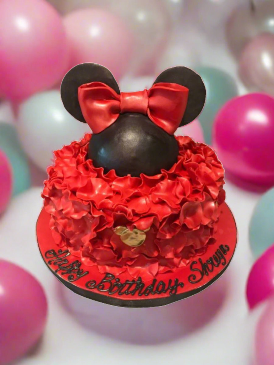 Shreya Ruffle Fondant Cake